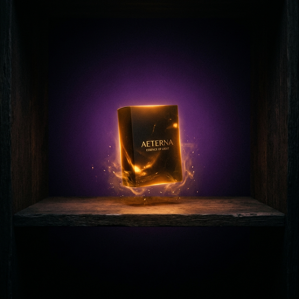 A glowing product returning to a dark shelf, representing the back-in-stock moment for DTC brands